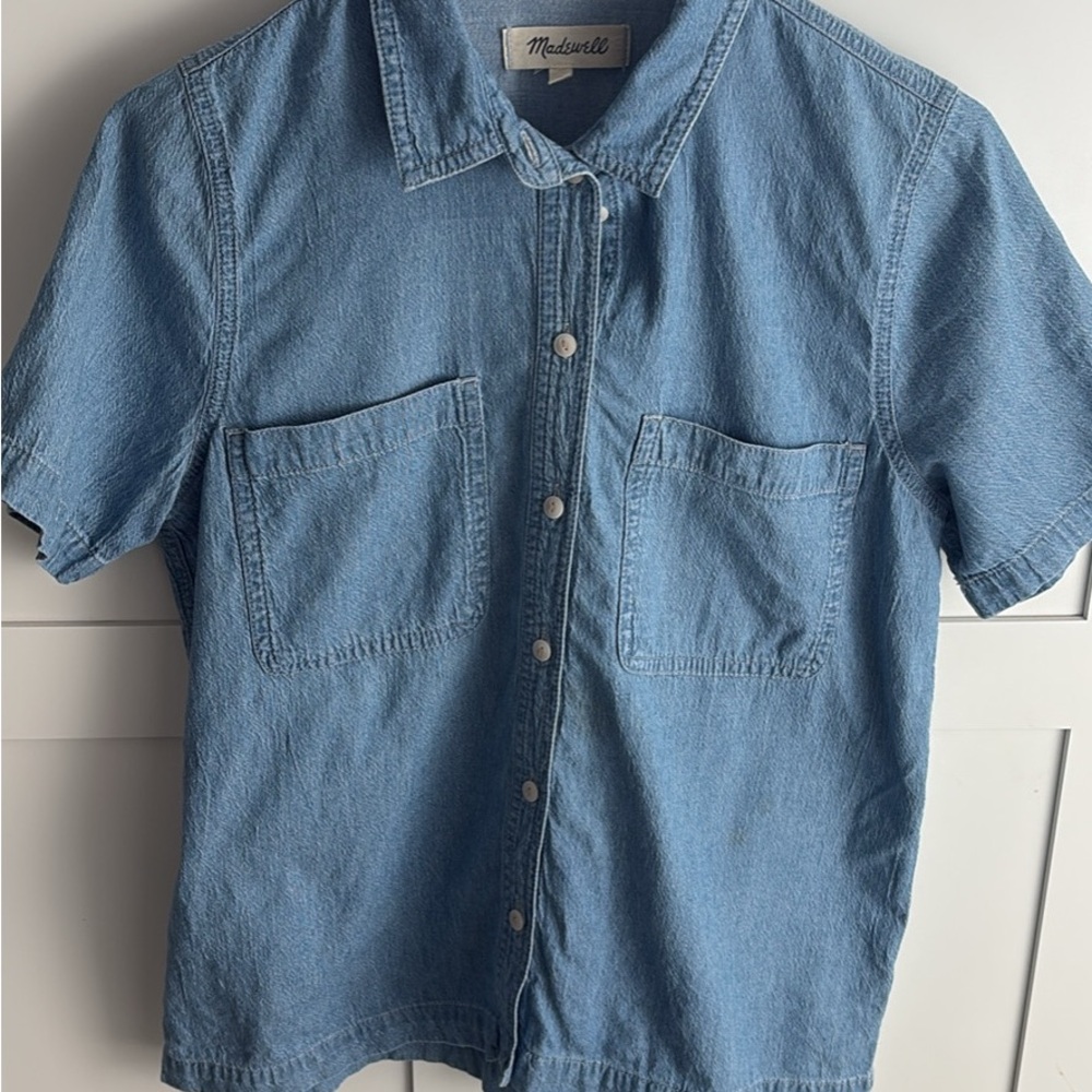 Madewell Blue Denim Shirt